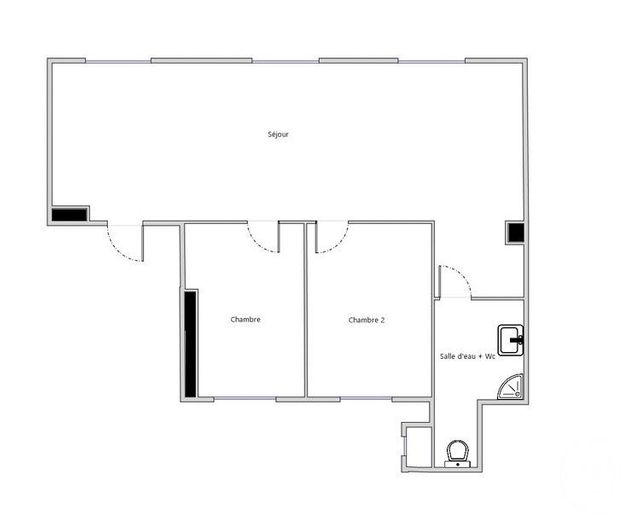 Appartement F3 à louer - 3 pièces - 67.0 m2 - ABBEVILLE - 80 - PICARDIE - Century 21 Triangle Immobilier