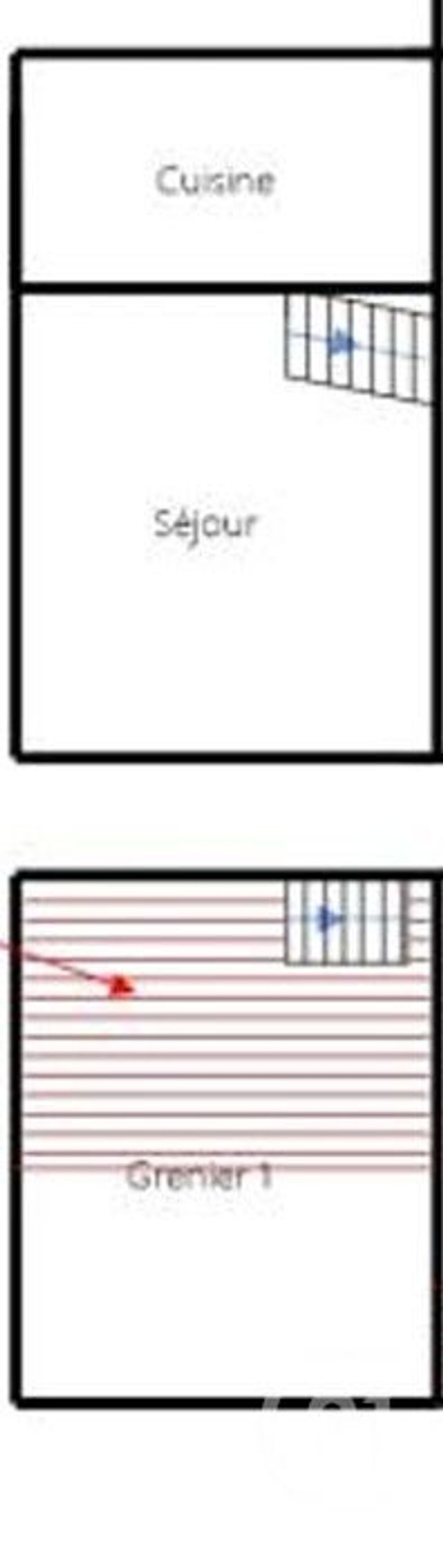 maison à vendre - 2 pièces - 51.0 m2 - ABBEVILLE - 80 - PICARDIE - Century 21 Triangle Immobilier