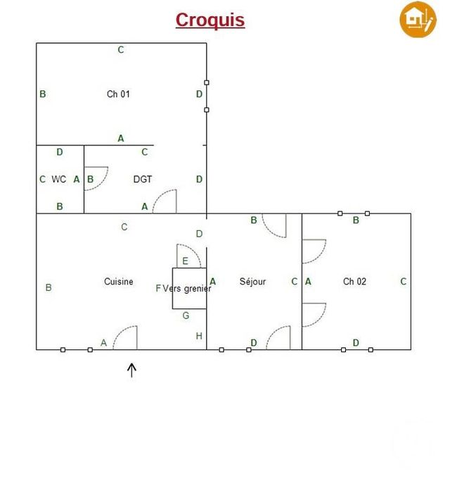 maison à vendre - 3 pièces - 68.0 m2 - EAUCOURT SUR SOMME - 80 - PICARDIE - Century 21 Triangle Immobilier
